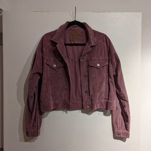 AE American Eagle Cropped Corduroy Jacket